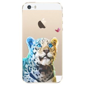 Odolné silikónové puzdro iSaprio - Leopard With Butterfly - iPhone 5/5S/SE vyobraziť