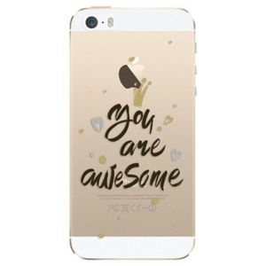 Odolné silikónové puzdro iSaprio - You Are Awesome - black - iPhone 5/5S/SE vyobraziť