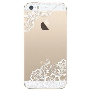 Odolné silikónové puzdro iSaprio - White Lace 02 - iPhone 5/5S/SE vyobraziť