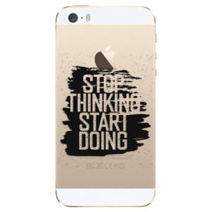 Odolné silikónové puzdro iSaprio - Start Doing - black - iPhone 5/5S/SE vyobraziť
