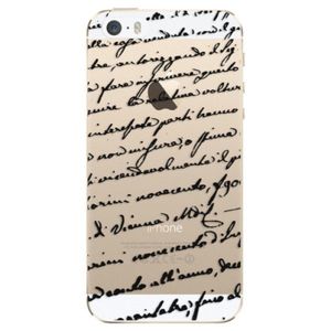 Odolné silikónové puzdro iSaprio - Handwriting 01 - black - iPhone 5/5S/SE vyobraziť