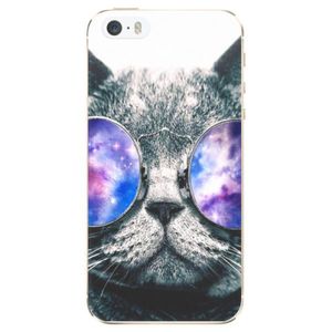 Odolné silikónové puzdro iSaprio - Galaxy Cat - iPhone 5/5S/SE vyobraziť