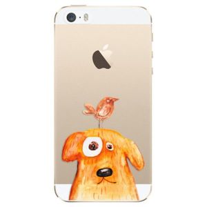 Odolné silikónové puzdro iSaprio - Dog And Bird - iPhone 5/5S/SE vyobraziť