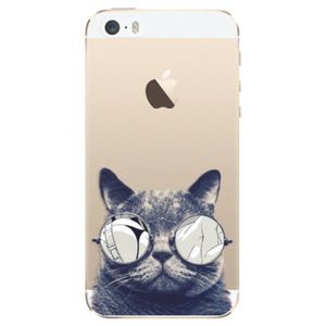 Odolné silikónové puzdro iSaprio - Crazy Cat 01 - iPhone 5/5S/SE vyobraziť
