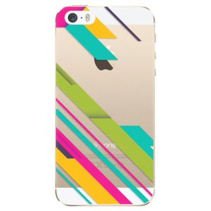 Odolné silikónové puzdro iSaprio - Color Stripes 03 - iPhone 5/5S/SE vyobraziť