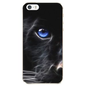 Odolné silikónové puzdro iSaprio - Black Puma - iPhone 5/5S/SE vyobraziť