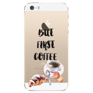 Odolné silikónové puzdro iSaprio - First Coffee - iPhone 5/5S/SE vyobraziť