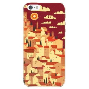 Odolné silikónové puzdro iSaprio - Mountain City - iPhone 5/5S/SE vyobraziť
