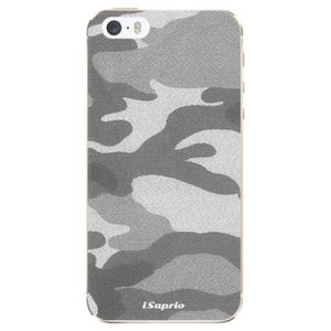Odolné silikónové puzdro iSaprio - Gray Camuflage 02 - iPhone 5/5S/SE vyobraziť