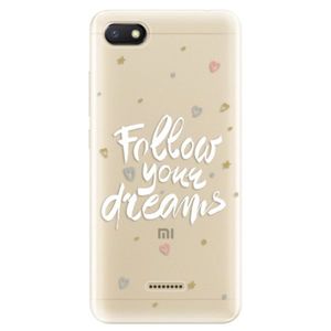 Odolné silikónové puzdro iSaprio - Follow Your Dreams - white - Xiaomi Redmi 6A vyobraziť