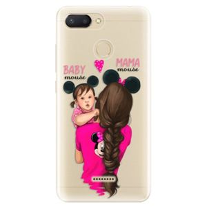 Odolné silikónové puzdro iSaprio - Mama Mouse Brunette and Girl - Xiaomi Redmi 6 vyobraziť