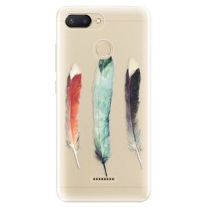 Odolné silikónové puzdro iSaprio - Three Feathers - Xiaomi Redmi 6 vyobraziť