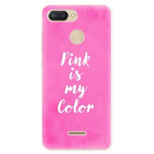 Odolné silikónové puzdro iSaprio - Pink is my color - Xiaomi Redmi 6 vyobraziť