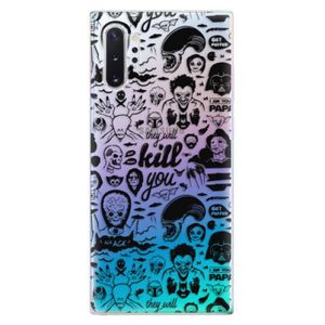 Odolné silikónové puzdro iSaprio - Comics 01 - black - Samsung Galaxy Note 10+ vyobraziť