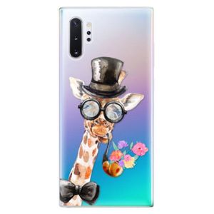 Odolné silikónové puzdro iSaprio - Sir Giraffe - Samsung Galaxy Note 10+ vyobraziť