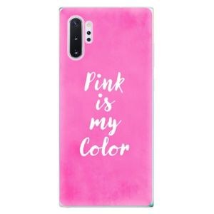 Odolné silikónové puzdro iSaprio - Pink is my color - Samsung Galaxy Note 10+ vyobraziť