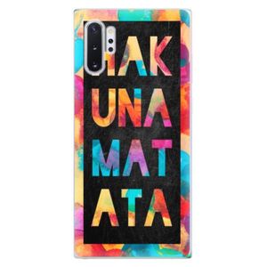 Odolné silikónové puzdro iSaprio - Hakuna Matata 01 - Samsung Galaxy Note 10+ vyobraziť
