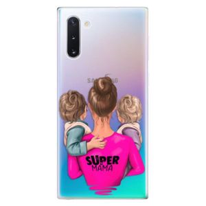 Odolné silikónové puzdro iSaprio - Super Mama - Two Boys - Samsung Galaxy Note 10 vyobraziť