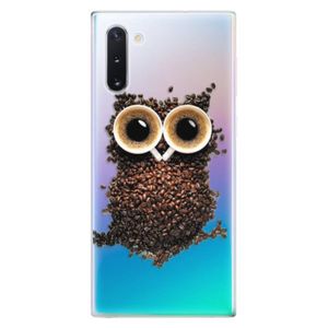Odolné silikónové puzdro iSaprio - Owl And Coffee - Samsung Galaxy Note 10 vyobraziť
