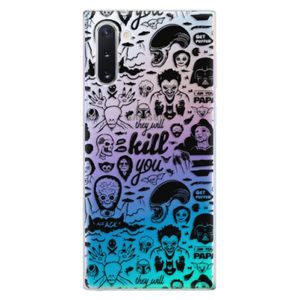 Odolné silikónové puzdro iSaprio - Comics 01 - black - Samsung Galaxy Note 10 vyobraziť