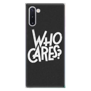 Odolné silikónové puzdro iSaprio - Who Cares - Samsung Galaxy Note 10 vyobraziť