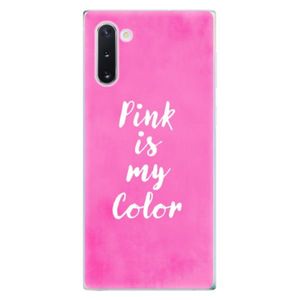 Odolné silikónové puzdro iSaprio - Pink is my color - Samsung Galaxy Note 10 vyobraziť