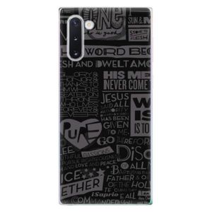 Odolné silikónové puzdro iSaprio - Text 01 - Samsung Galaxy Note 10 vyobraziť