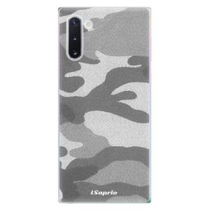 Odolné silikónové puzdro iSaprio - Gray Camuflage 02 - Samsung Galaxy Note 10 vyobraziť