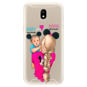 Odolné silikónové puzdro iSaprio - Mama Mouse Blonde and Boy - Samsung Galaxy J5 2017 vyobraziť