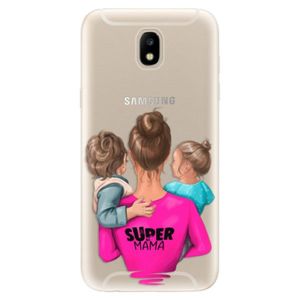 Odolné silikónové puzdro iSaprio - Super Mama - Boy and Girl - Samsung Galaxy J5 2017 vyobraziť