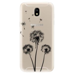 Odolné silikónové puzdro iSaprio - Three Dandelions - black - Samsung Galaxy J5 2017 vyobraziť