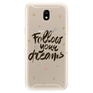 Odolné silikónové puzdro iSaprio - Follow Your Dreams - black - Samsung Galaxy J5 2017 vyobraziť