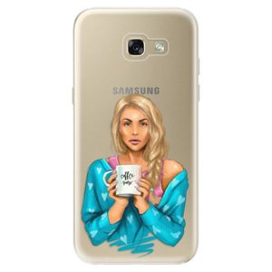 Odolné silikónové puzdro iSaprio - Coffe Now - Blond - Samsung Galaxy A5 2017 vyobraziť