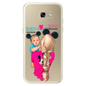 Odolné silikónové puzdro iSaprio - Mama Mouse Blonde and Boy - Samsung Galaxy A5 2017 vyobraziť