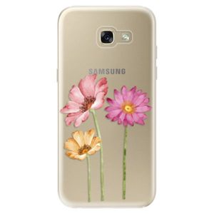 Odolné silikónové puzdro iSaprio - Three Flowers - Samsung Galaxy A5 2017 vyobraziť