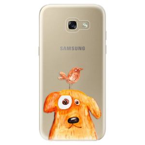 Odolné silikónové puzdro iSaprio - Dog And Bird - Samsung Galaxy A5 2017 vyobraziť