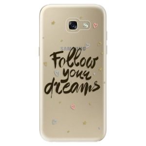 Odolné silikónové puzdro iSaprio - Follow Your Dreams - black - Samsung Galaxy A5 2017 vyobraziť