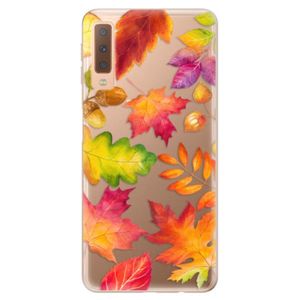 Odolné silikónové puzdro iSaprio - Autumn Leaves 01 - Samsung Galaxy A7 (2018) vyobraziť