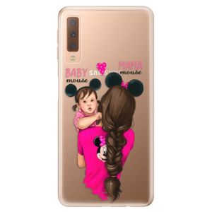 Odolné silikónové puzdro iSaprio - Mama Mouse Brunette and Girl - Samsung Galaxy A7 (2018) vyobraziť