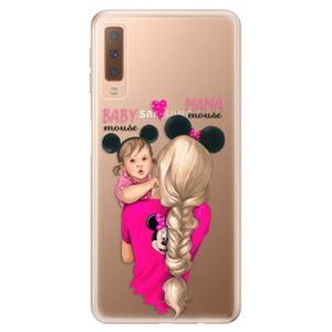 Odolné silikónové puzdro iSaprio - Mama Mouse Blond and Girl - Samsung Galaxy A7 (2018) vyobraziť