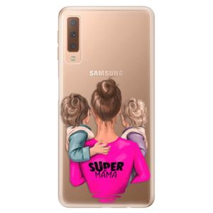 Odolné silikónové puzdro iSaprio - Super Mama - Two Boys - Samsung Galaxy A7 (2018) vyobraziť