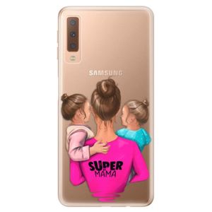 Odolné silikónové puzdro iSaprio - Super Mama - Two Girls - Samsung Galaxy A7 (2018) vyobraziť