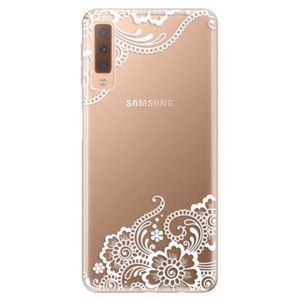 Odolné silikónové puzdro iSaprio - White Lace 02 - Samsung Galaxy A7 (2018) vyobraziť