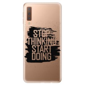 Odolné silikónové puzdro iSaprio - Start Doing - black - Samsung Galaxy A7 (2018) vyobraziť