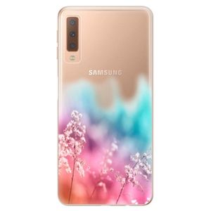 Odolné silikónové puzdro iSaprio - Rainbow Grass - Samsung Galaxy A7 (2018) vyobraziť