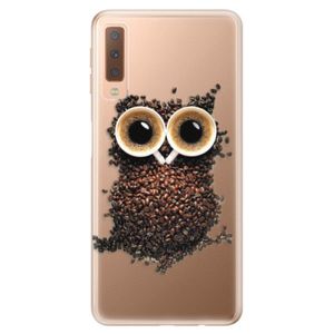 Odolné silikónové puzdro iSaprio - Owl And Coffee - Samsung Galaxy A7 (2018) vyobraziť