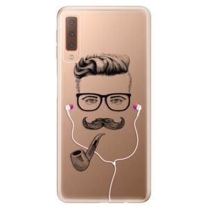 Odolné silikónové puzdro iSaprio - Man With Headphones 01 - Samsung Galaxy A7 (2018) vyobraziť