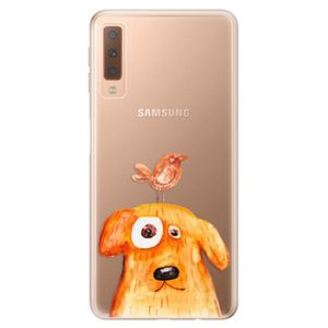 Odolné silikónové puzdro iSaprio - Dog And Bird - Samsung Galaxy A7 (2018) vyobraziť