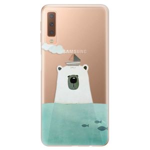Odolné silikónové puzdro iSaprio - Bear With Boat - Samsung Galaxy A7 (2018) vyobraziť