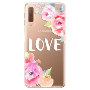 Odolné silikónové puzdro iSaprio - Love - Samsung Galaxy A7 (2018) vyobraziť